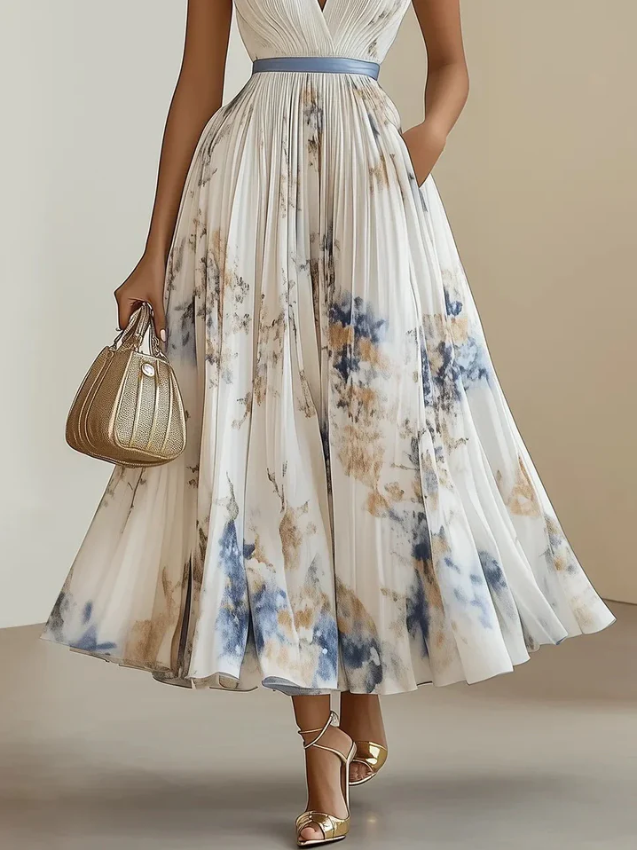 Amara – Elegant Pleated Midi