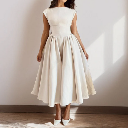 Adele – Tailored Cap Sleeve Midi