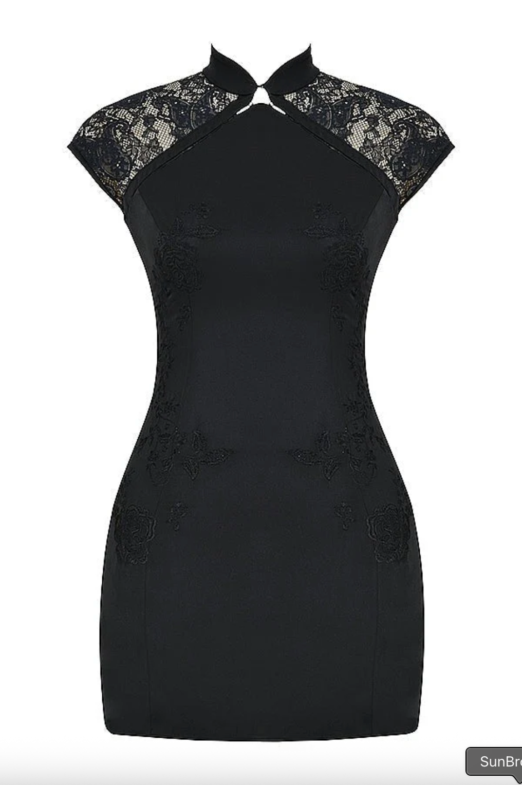 Moonlight Bloom Mini Dress